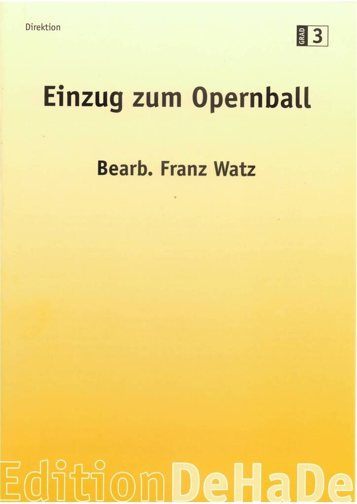 Einzug zum Opernball